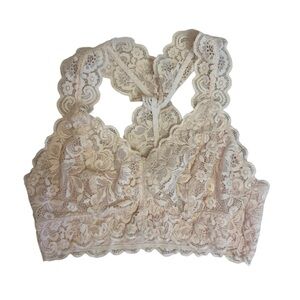 Sierra Light Pink Lace Bralette